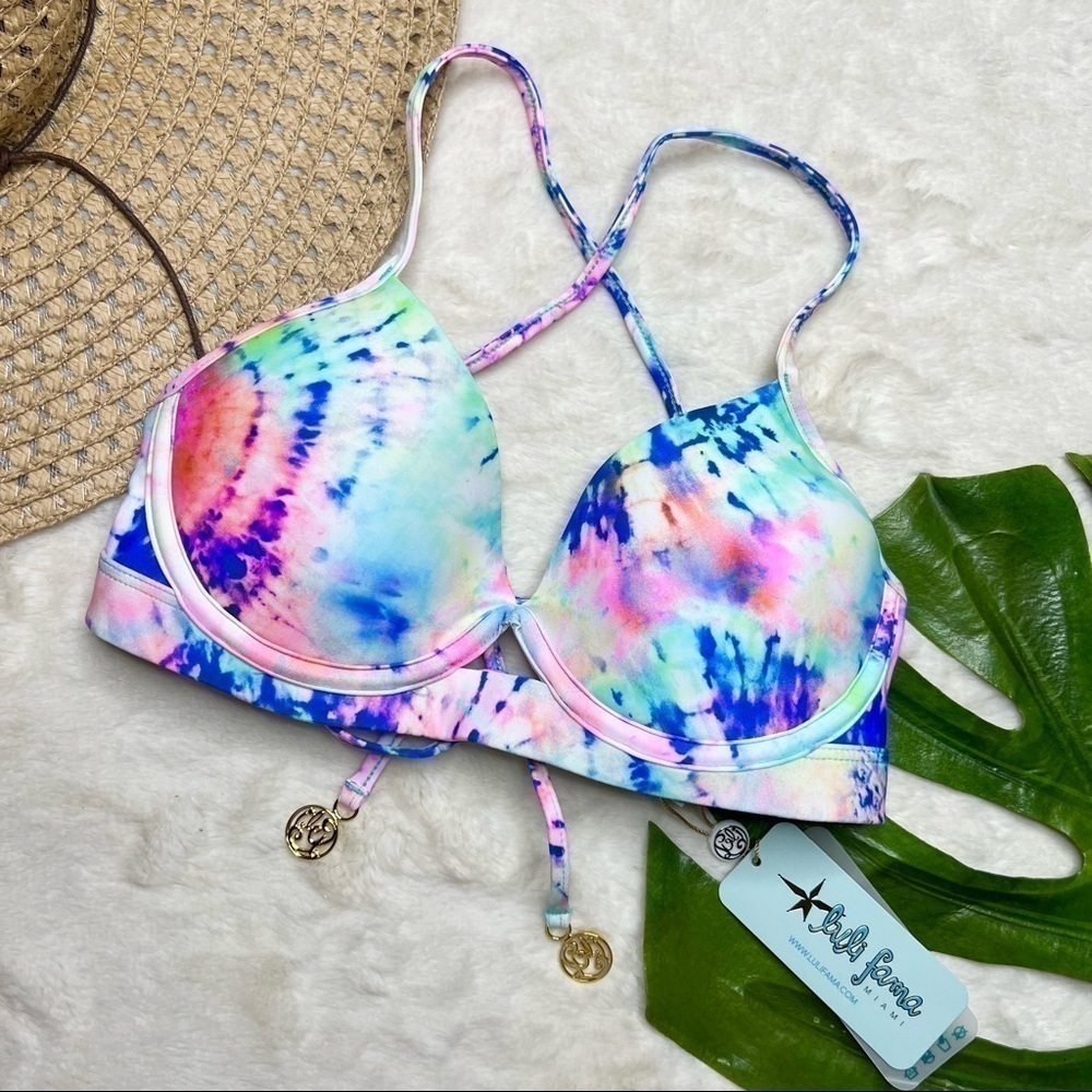 Luli Fama Celestial Dreams Halter Underwire Bikini Top - Picture 6 of 6